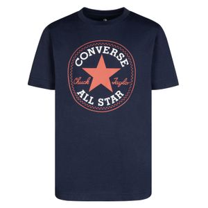 POLERA MANGA CORTA JUVENIL HOMBRE CONVERSE CORE CHUCK PATCH