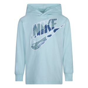 POLERÓN NIKE NSW CLUB CAMO CELESTE